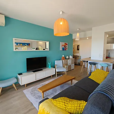 Apartmán Toit Terrasse Nice-ouest Avec Parking, Clim Et Piscine *