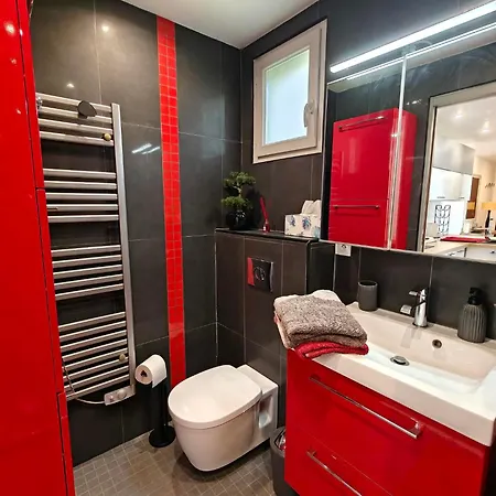 Toit Terrasse Nice-ouest Avec Parking, Clim Et Piscine * 尼斯