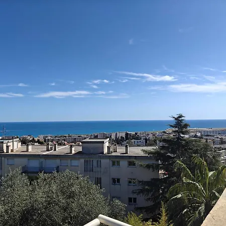 Toit Terrasse Nice-ouest Avec Parking, Clim Et Piscine * 니스